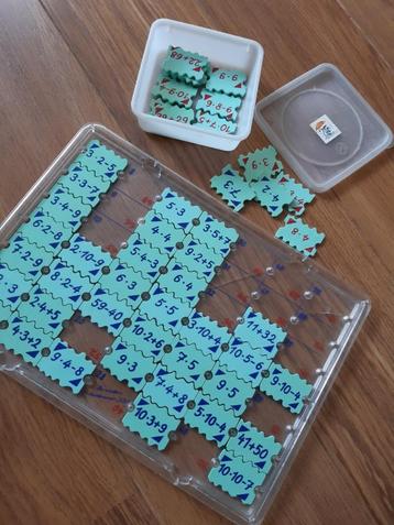 Heinevetter rekentrainer puzzel 2 in 1. Zelfcontrolerend. beschikbaar voor biedingen