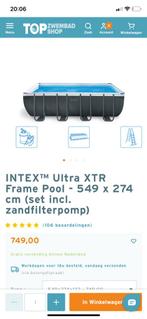 Te koop : Intex Ultra XTR Frame Pool, 400 cm of meer, Rechthoekig, Opzetzwembad, Zo goed als nieuw