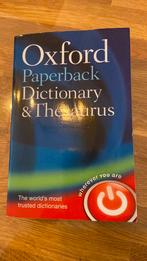 Oxford Paperback Dictionary & Thesaurus, Boeken, Overige uitgevers, Ophalen of Verzenden, Zo goed als nieuw, Engels