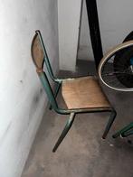 4 Franse schoolstoeltjes, Huis en Inrichting, Stoelen, Ophalen, Gebruikt, Overige kleuren, Vier