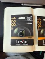 Lexar Pro Gold 128GB SDXC V90 UHS-II - R300/W260 MB/s, SDXC, Ophalen of Verzenden, Zo goed als nieuw, Fotocamera