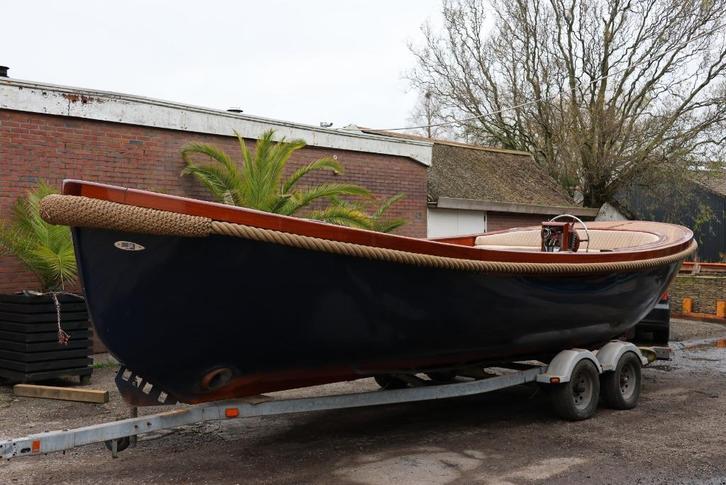 Elektrische Watercraft reddingssloep (8x3m), Watersport en Boten, Sloepen, Gebruikt, 10 tot 30 pk, 6 meter of meer, Binnenboordmotor