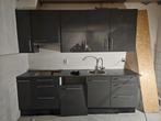 Grijze Keuken - 2.64m aanrechtblad, Ophalen of Verzenden, Enkelwandige keuken