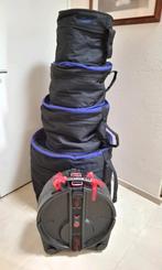 Luxe Stagg drum bags set drumhoezen met snare hardcase, Stagg, ., Zo goed als nieuw, .