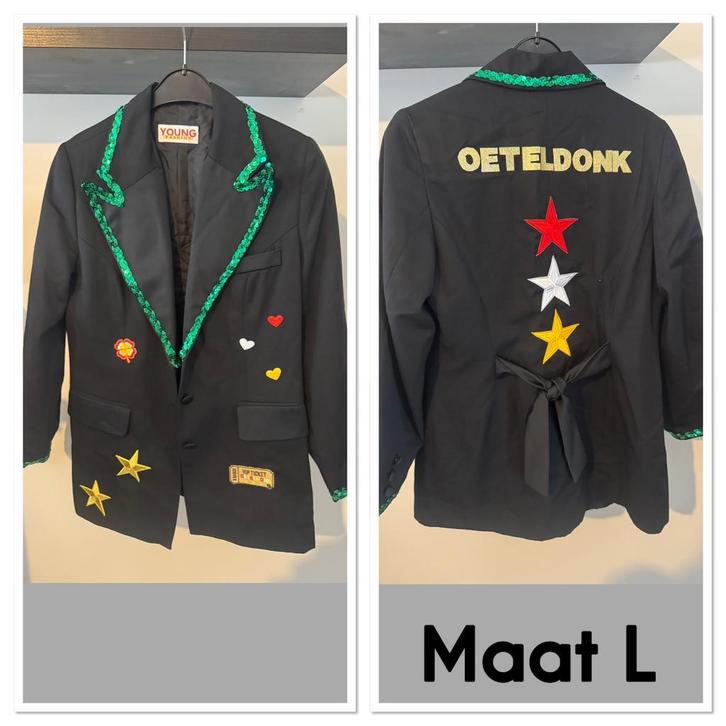 Oeteldonk dames jasje maat L, Kleding | Dames, Carnavalskleding en Feestkleding, Nieuw, Carnaval, Maat 38/40 (M), Ophalen of Verzenden