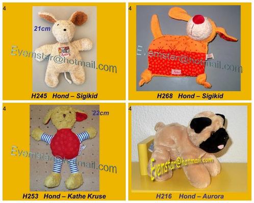 Hond Hondje Sigikid Kathe Kruse Aurora, Kinderen en Baby's, Speelgoed | Knuffels en Pluche, Zo goed als nieuw, Hond, Ophalen