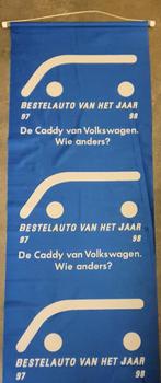 VW dealer banner 1997-1998, Verzamelen, Ophalen of Verzenden, Zo goed als nieuw, Auto's