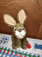 Oud bruin konijn knuffel Anna Club Plush 18 cm groot, Ophalen of Verzenden, Konijn