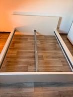 Gratis IKEA Malm bed 160x200, Huis en Inrichting, Slaapkamer | Bedden, Ophalen, Gebruikt, Wit, Tweepersoons