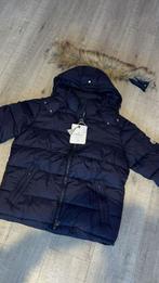 Moncler maya matte blauw, Kleding | Heren, Jassen | Winter, Ophalen of Verzenden, Zo goed als nieuw, Blauw
