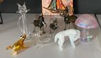 Lot 8 stuks handmade glazen miniatuur beeldjes - letterbak, Ophalen of Verzenden, Zo goed als nieuw, Dier