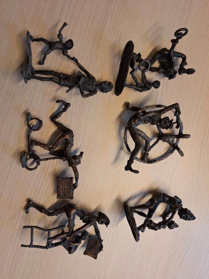 Clinic Clowns beeldjes van den Houdt, Antiek en Kunst, Kunst | Beelden en Houtsnijwerken, Ophalen of Verzenden
