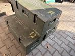 Leuke leger kisten, Huis en Inrichting, Woonaccessoires | Kisten, Ophalen, Zo goed als nieuw, 50 tot 100 cm, Minder dan 50 cm