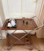 Vintage Italiaanse Drank Trolley - Inklapbaar, Ophalen of Verzenden, Gebruikt