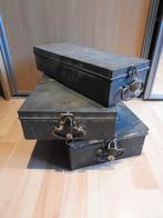 3 blikken uit Bank kluis, Verzamelen, Blikken, Ophalen of Verzenden, Gebruikt, Overige