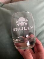 Skully Glas met Doodskop 10 cm, Glas of Glazen, Ophalen of Verzenden, Overige stijlen, Glas