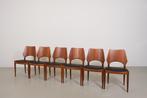 Arne Hovmand Olsen teakhouten stoelen - set van 6, Ophalen, Hout, Gebruikt, Bruin