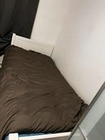 Een persoon bed, Huis en Inrichting, Slaapkamer | Boxsprings, 90 cm, Ophalen of Verzenden, Eenpersoons, Wit