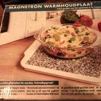 Magnetron Warmhoudplaat - Houdt gerechten warm!, Ophalen, Gebruikt, Magnetron
