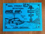 QSL kaart Station Hotel Golf. Didam., Verzamelen, 1960 tot 1980, Ongelopen, Ophalen of Verzenden