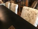 Zeer ZWARE UNIEKE EETTAFEL matzwart - TAFEL Flamant, Ophalen, Gielen, Nieuw, Info@houseofcoco.nl