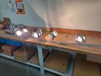 Rails verlichting, Huis en Inrichting, Lampen | Spots, Ophalen, Gebruikt, Metaal of Aluminium