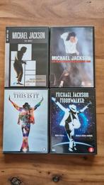 Michael Jackson 4x dvd set, Cd's en Dvd's, Dvd's | Muziek en Concerten, Vanaf 6 jaar, Ophalen of Verzenden, Zo goed als nieuw
