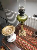 Olielamp en dienschaaltje, Antiek en Kunst, Ophalen of Verzenden
