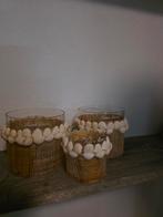 Riviera Maison Schelpen Windlichtjes, Ophalen of Verzenden, Zo goed als nieuw, Overige materialen, Minder dan 25 cm