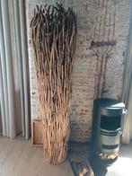 Houten vloerlamp 200 cm hoog, Huis en Inrichting, Ophalen, Zo goed als nieuw, 150 tot 200 cm