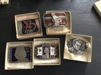 Lot van 5 riem Buckles genummerd Amerikaans, Ophalen of Verzenden, Gedragen, Buckle of america, Losse buckle of gesp