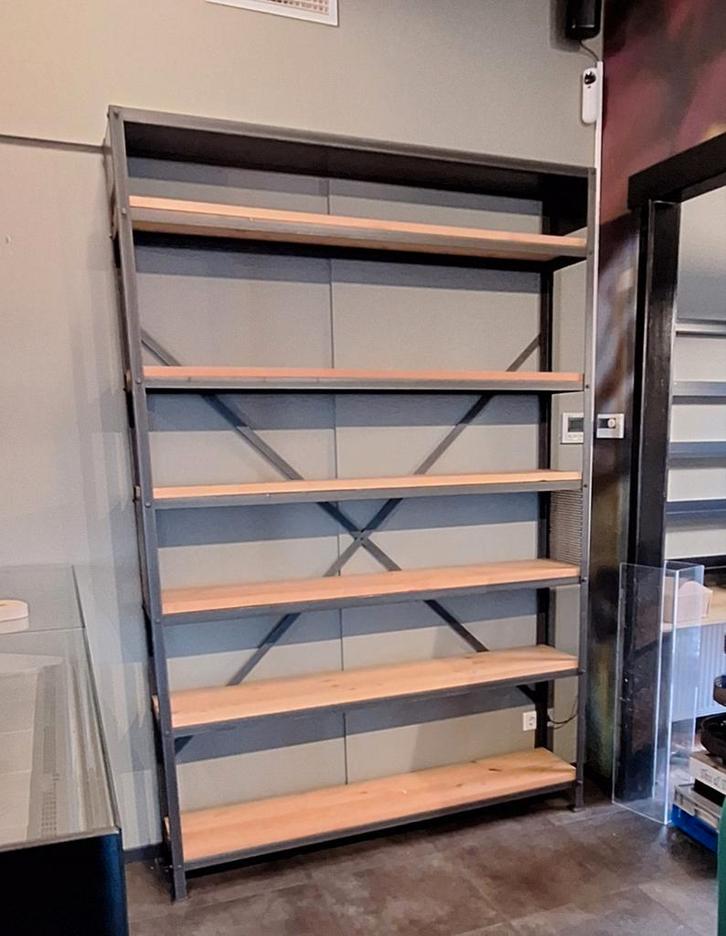 Winkel stellingkast, Huis en Inrichting, Kasten | Stellingkasten, Zo goed als nieuw, Ophalen