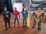 4 Marvel superhelden figuren, Kinderen en Baby's, Speelgoed | Actiefiguren, Ophalen, Zo goed als nieuw
