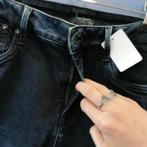 Pepe Jeans donker blauwe stretch jeans vol studs 28 nr 38110, Blauw, ., Ophalen of Verzenden, Zo goed als nieuw