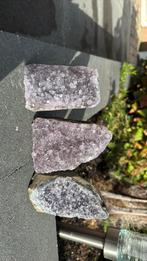 Amethyst 3x, Ophalen of Verzenden, Mineraal