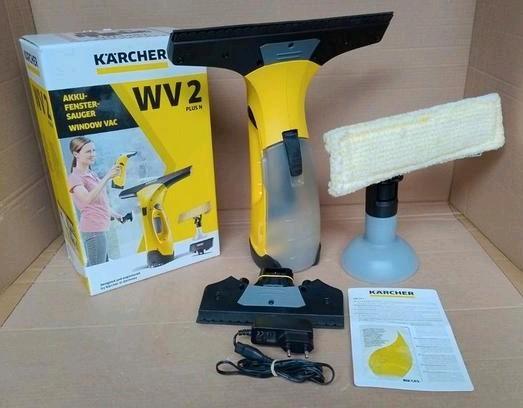 Karcher WV2 plus N ruitenreiniger raamwisser in doos zgan, Huis en Inrichting, Schoonmaakartikelen, Raamwisser of Trekker, Ophalen of Verzenden
