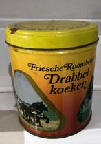 Blik Friesche Roomboter Drabbelkoeken, Verzamelen, Blikken, Ophalen of Verzenden, Gebruikt, Koek(jes), Overige merken