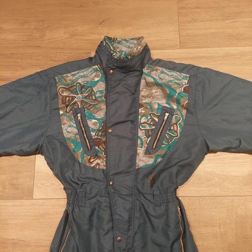 Vintage / retro 90s fout skipak maat XL merk Hudson, Kleding | Heren, Wintersportkleding, Gedragen, Pak, Maat 56/58 (XL), Ophalen of Verzenden