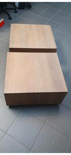 Houten Salontafel / Bijzettafel, 50 tot 100 cm, Zo goed als nieuw, Minder dan 50 cm, Eikenhout