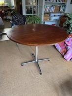Ronde eettafel rond 100cm design modern vintage, Huis en Inrichting, Tafels | Eettafels, Ophalen, Gebruikt, Rond, Vier personen
