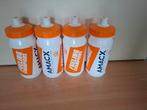 4 knwu bidons van 550 ml, wit / oranje, Ophalen of Verzenden, Nieuw