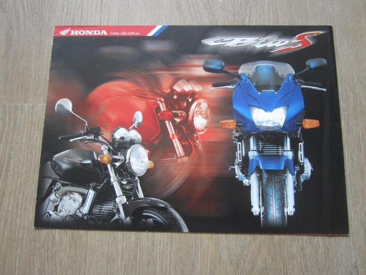 Honda CB 600 S Hornet brochure folder 2002 ?, Motoren, Handleidingen en Instructieboekjes, Honda, Ophalen of Verzenden