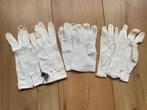 5 paar vintage dameshandschoenen in tasje - maat 9, Ophalen of Verzenden, Gedragen, Maat 38/40 (M), Handschoenen