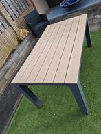 Tuintafel polywood tafelblad 160x87cm, Tuin en Terras, Ophalen, Gebruikt, Rechthoekig, Aluminium