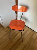 retro stoel oranje, Huis en Inrichting, Stoelen, Ophalen, Gebruikt, Overige kleuren, Eén
