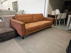 2,5 zits bank - Microvezel - cognac, Huis en Inrichting, 125 cm of meer, 125 cm of meer, Zo goed als nieuw, Info@homefriesland.nl