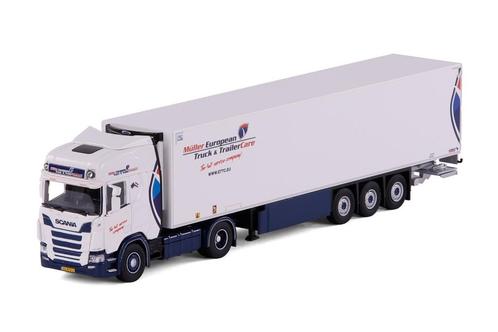Scania R Highline met Koeloplegger - Muller ETTC, Hobby en Vrije tijd, Modelauto's | 1:50, Nieuw, Bus of Vrachtwagen, Overige merken
