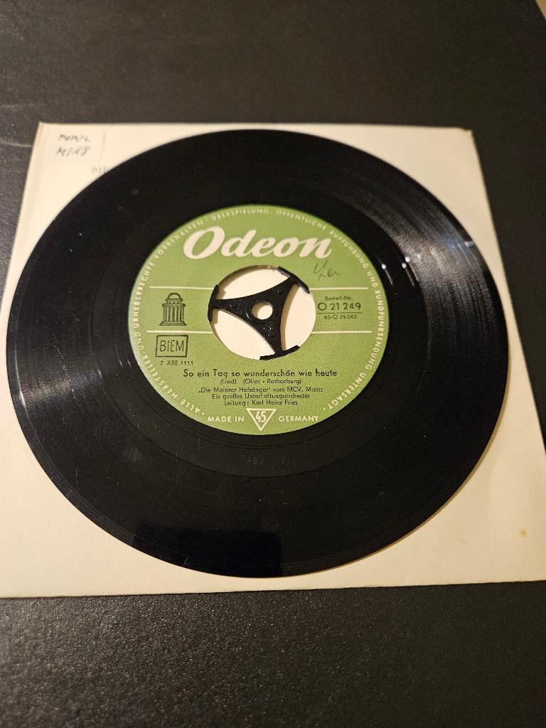 Die Mainzer Hofsänger - So Ein Tag So Wunderschön Wie Heute, Ophalen of Verzenden, Gebruikt, Pop, Single