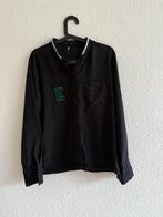 Zwarte blouse met groene E van Eksept, maat L, Maat 42/44 (L), Ophalen of Verzenden, Zo goed als nieuw, Eksept