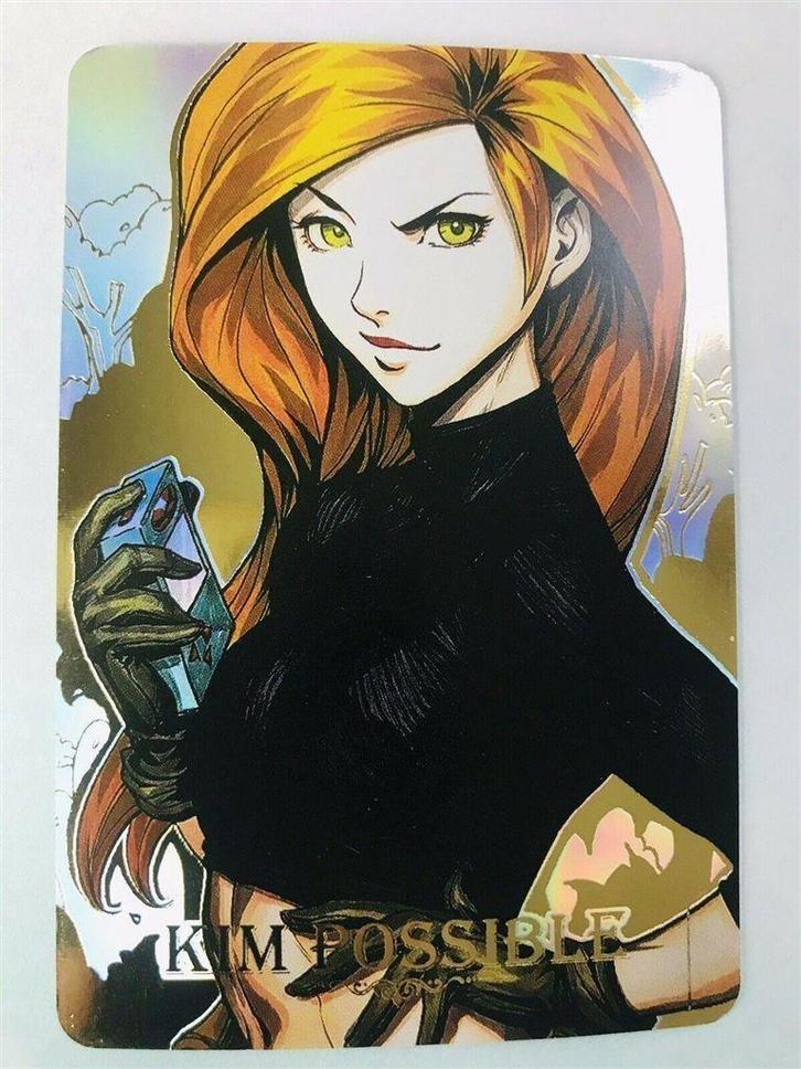 Kim Possible Holo Trading Card, Verzamelen, Stripfiguren, Nieuw, Plaatje, Poster of Sticker, Superheld, Verzenden